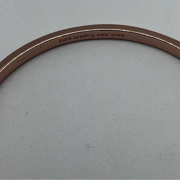 kate spade rose gold bow bangle bracelet - Picture 6 of 10